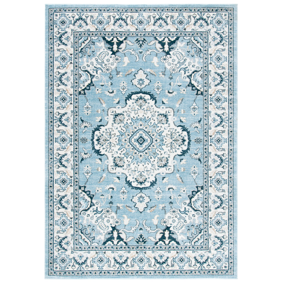 SAFAVIEH Isabella ISA921M Light Blue / Cream Rug Image 1