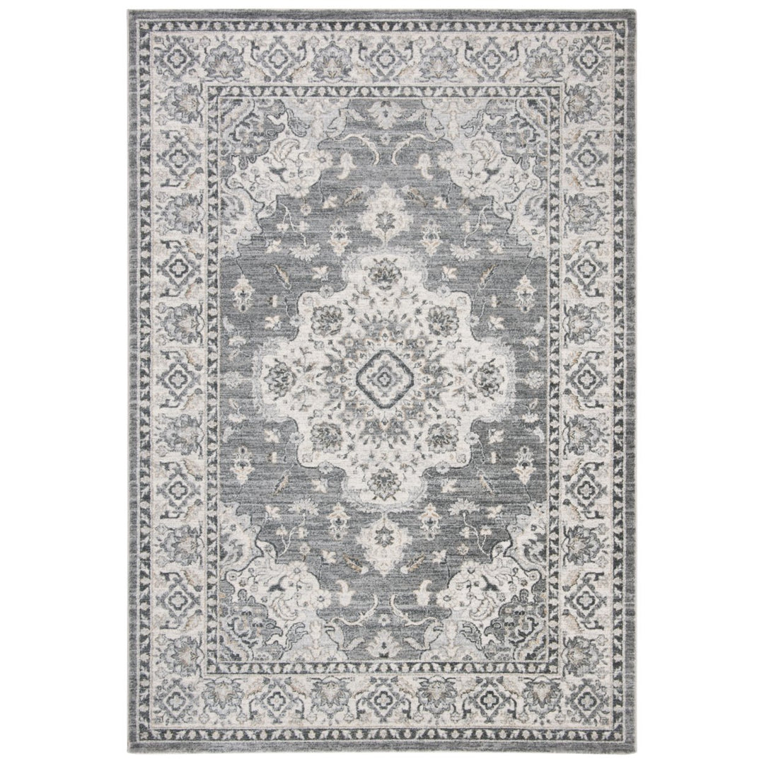 SAFAVIEH Isabella Collection ISA921F Grey/Light Grey Rug Image 1