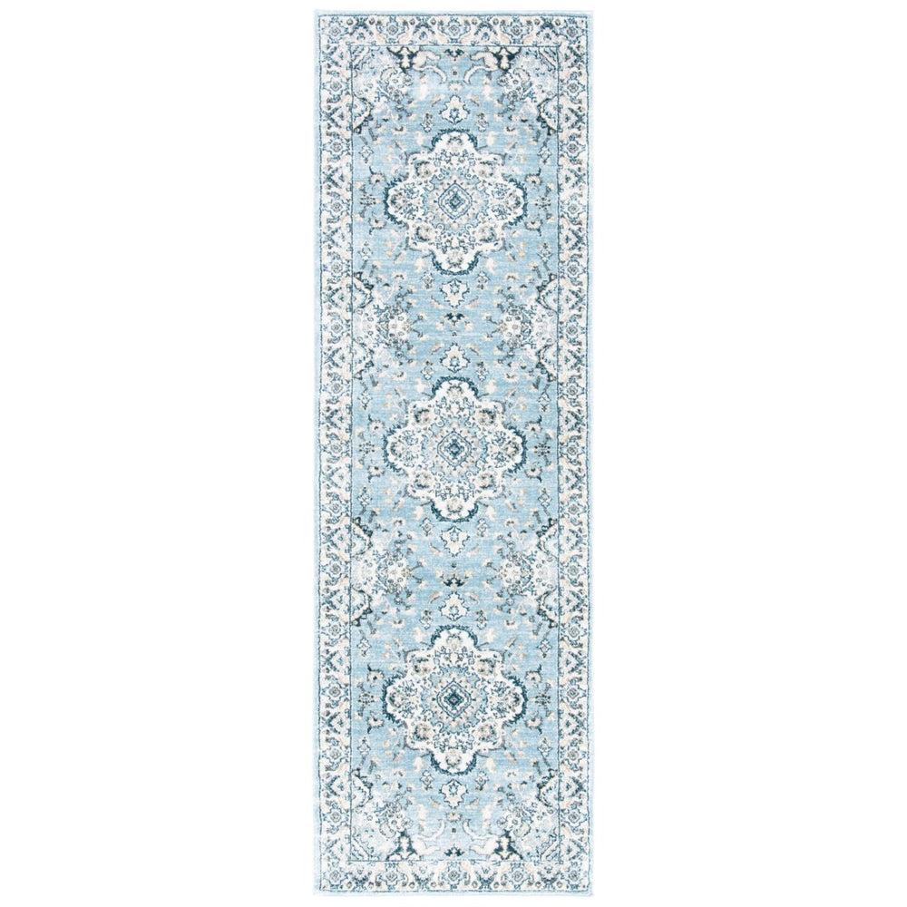 SAFAVIEH Isabella ISA921M Light Blue / Cream Rug Image 2