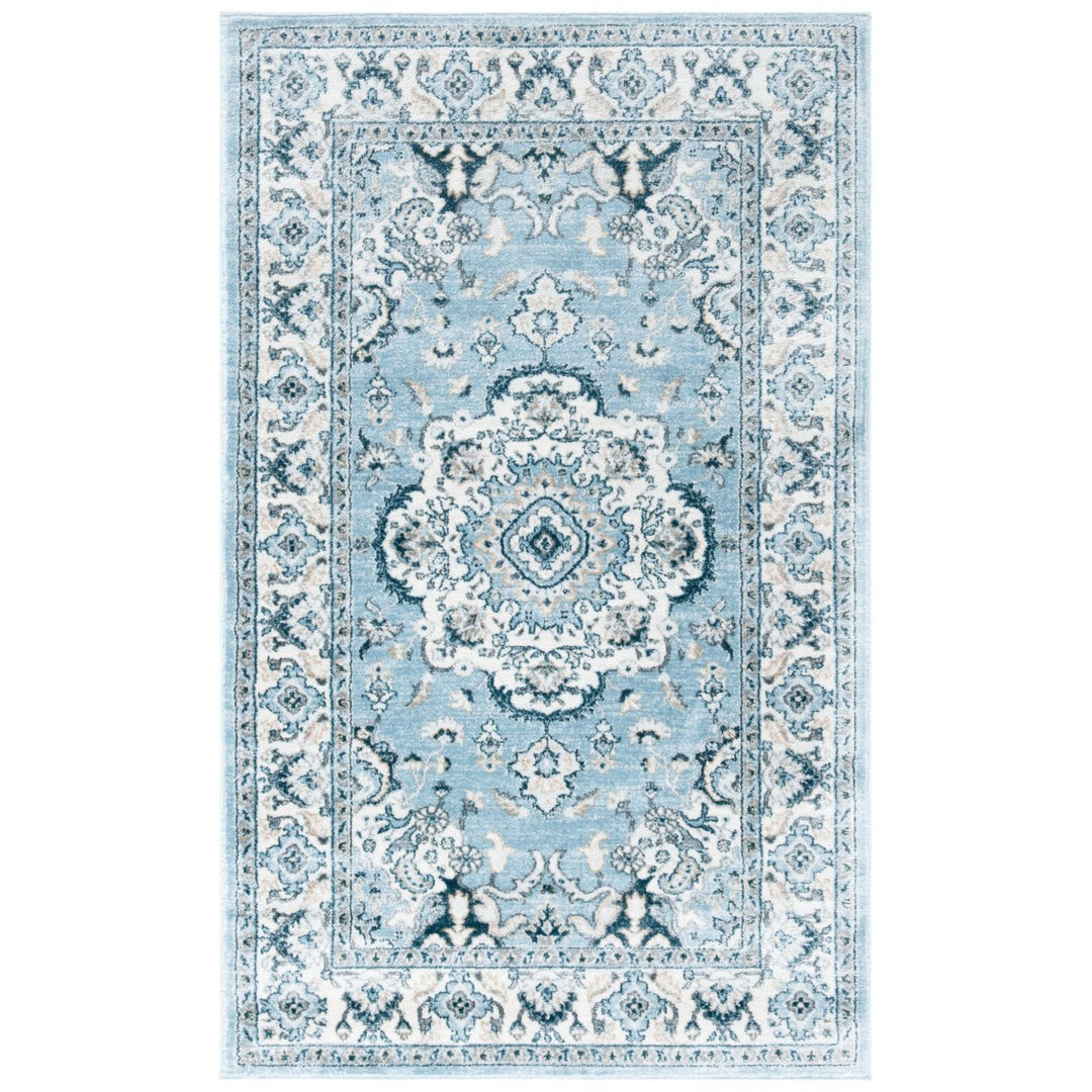 SAFAVIEH Isabella ISA921M Light Blue / Cream Rug Image 3