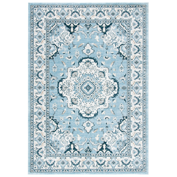 SAFAVIEH Isabella ISA921M Light Blue / Cream Rug Image 4