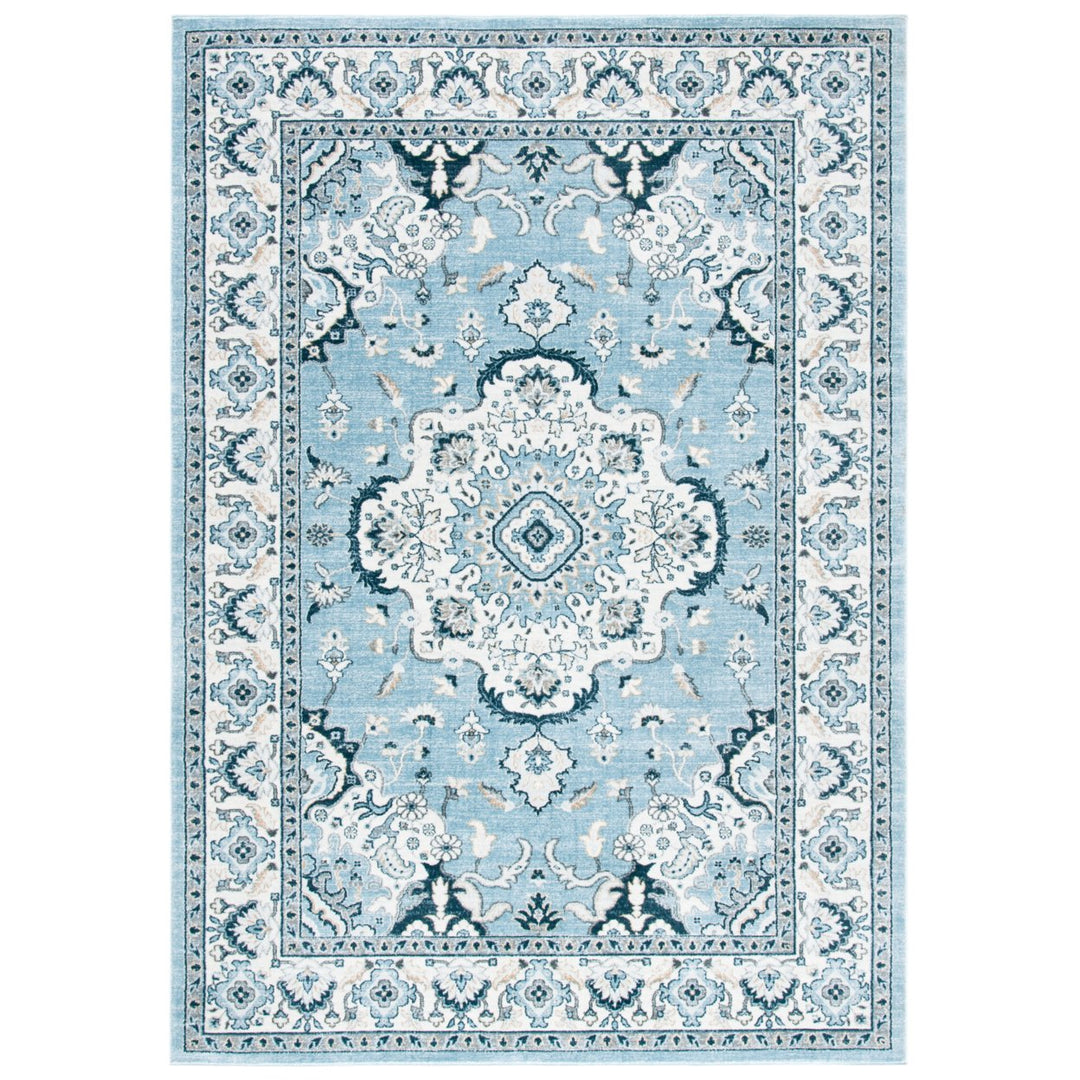 SAFAVIEH Isabella ISA921M Light Blue / Cream Rug Image 1