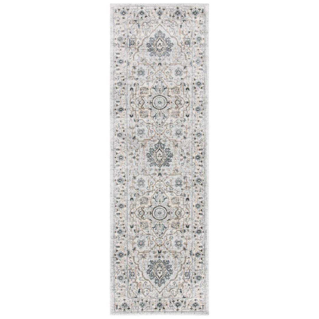 SAFAVIEH Isabella Collection ISA936G Light Grey/Grey Rug Image 2