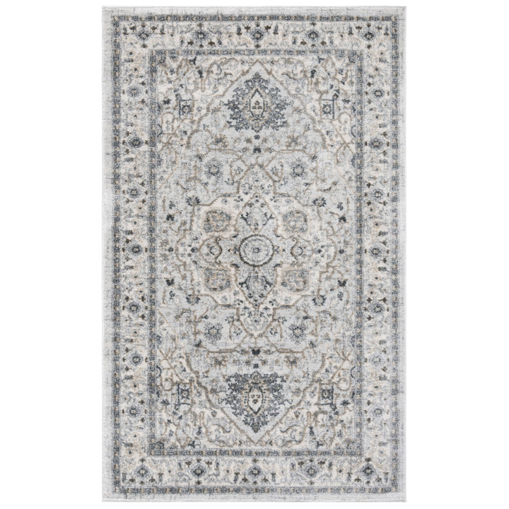 SAFAVIEH Isabella Collection ISA936G Light Grey/Grey Rug Image 3