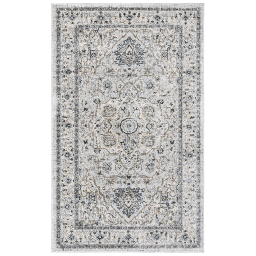 SAFAVIEH Isabella Collection ISA936G Light Grey/Grey Rug Image 1