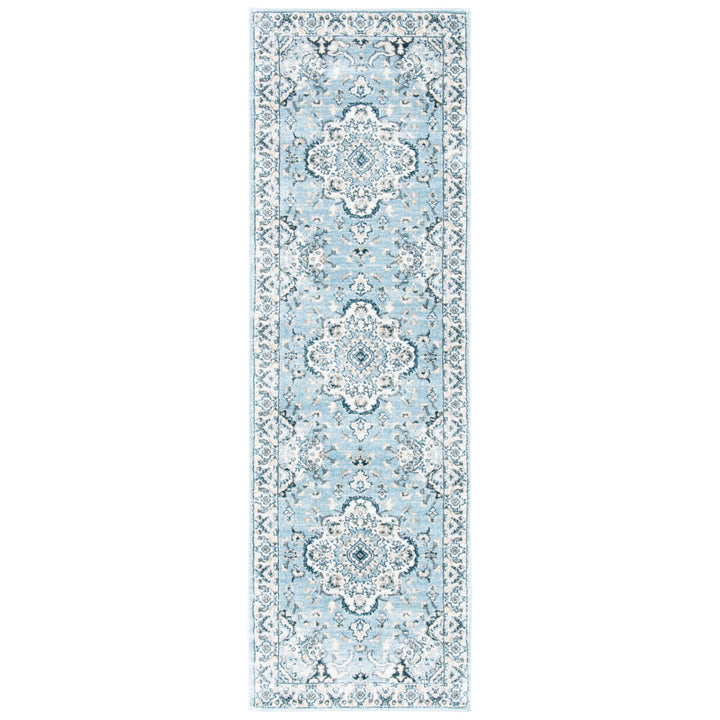 SAFAVIEH Isabella ISA921M Light Blue / Cream Rug Image 7