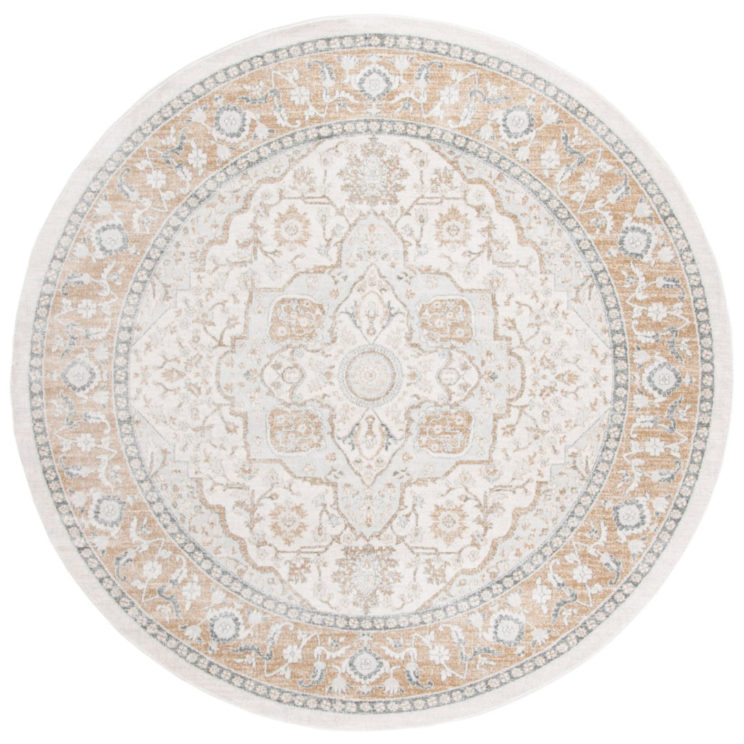 SAFAVIEH Isabella Collection ISA936A Cream / Beige Rug Image 1