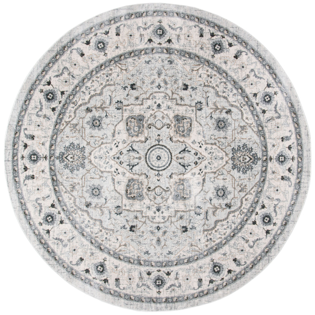 SAFAVIEH Isabella Collection ISA936G Light Grey/Grey Rug Image 4