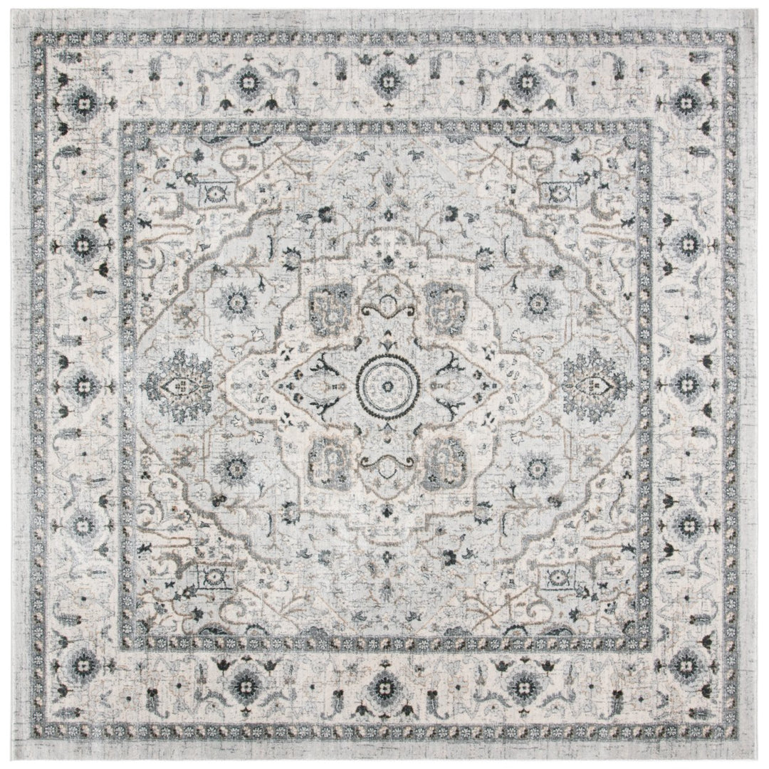 SAFAVIEH Isabella Collection ISA936G Light Grey/Grey Rug Image 5