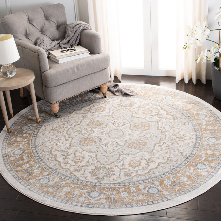 SAFAVIEH Isabella Collection ISA936A Cream / Beige Rug Image 11