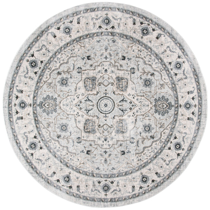 SAFAVIEH Isabella Collection ISA936G Light Grey/Grey Rug Image 8