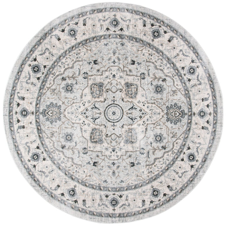 SAFAVIEH Isabella Collection ISA936G Light Grey/Grey Rug Image 1