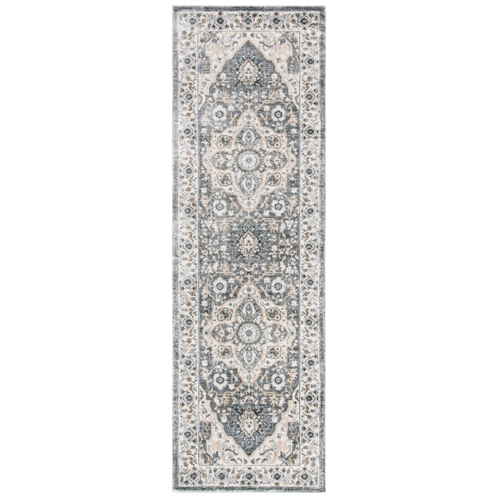 SAFAVIEH Isabella Collection ISA936F Grey / Cream Rug Image 2