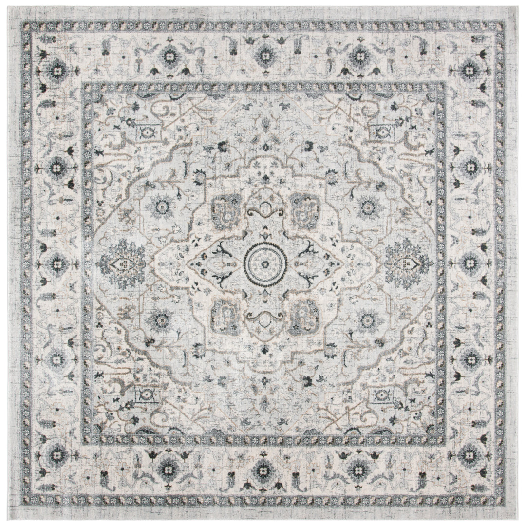 SAFAVIEH Isabella Collection ISA936G Light Grey/Grey Rug Image 9