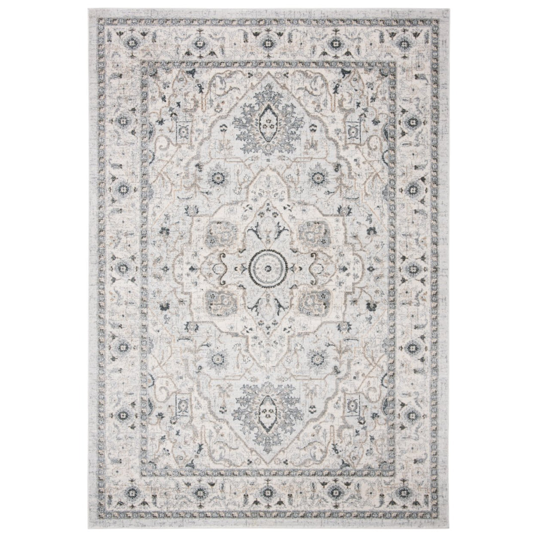 SAFAVIEH Isabella Collection ISA936G Light Grey/Grey Rug Image 1