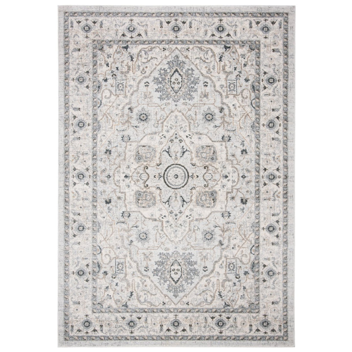 SAFAVIEH Isabella Collection ISA936G Light Grey/Grey Rug Image 1