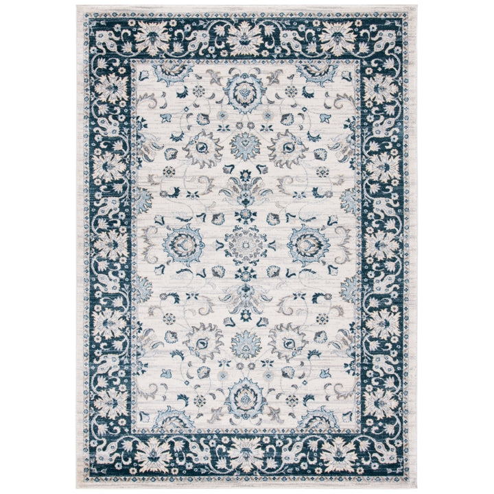 SAFAVIEH Isabella Collection ISA940A Cream / Navy Rug Image 1