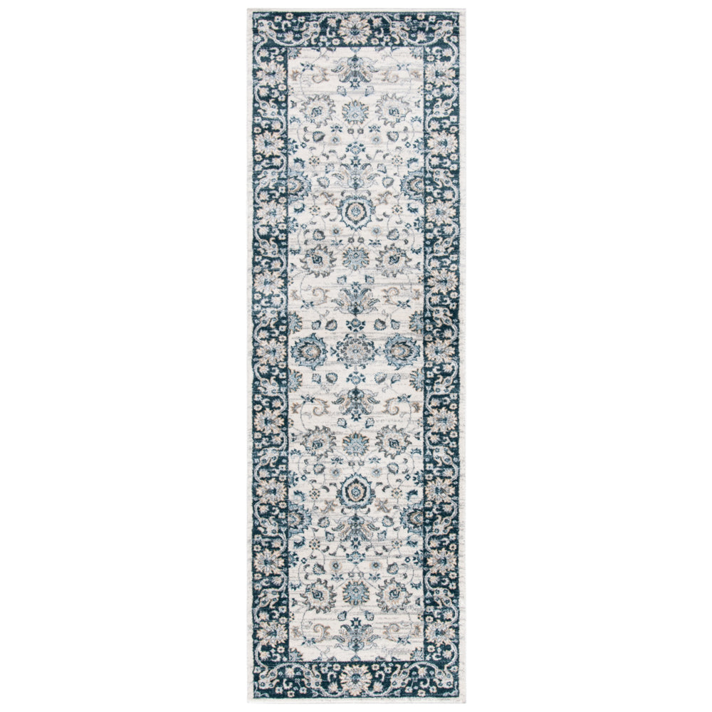 SAFAVIEH Isabella Collection ISA940A Cream / Navy Rug Image 2