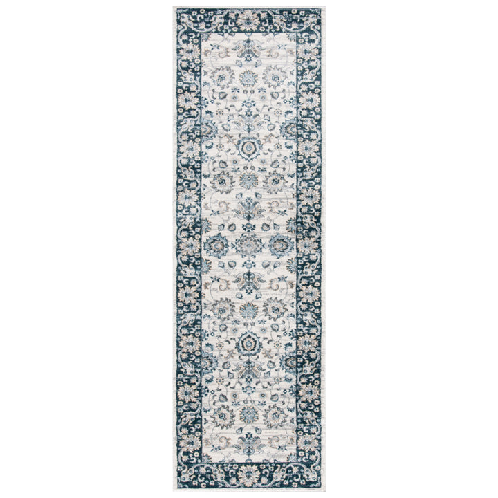 SAFAVIEH Isabella Collection ISA940A Cream / Navy Rug Image 6