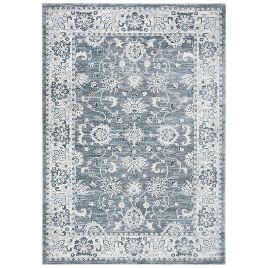 SAFAVIEH Isabella Collection ISA940F Grey / Cream Rug Image 1