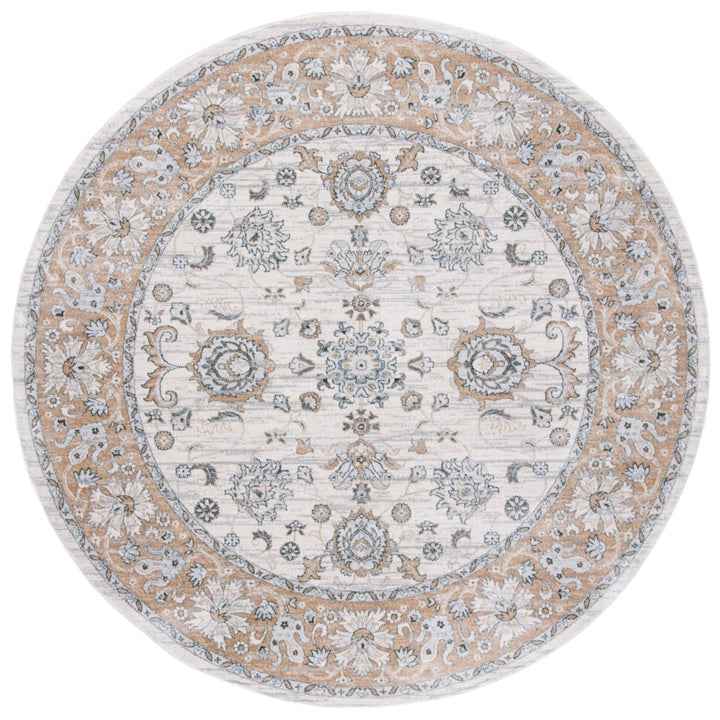 SAFAVIEH Isabella Collection ISA940B Cream / Beige Rug Image 1