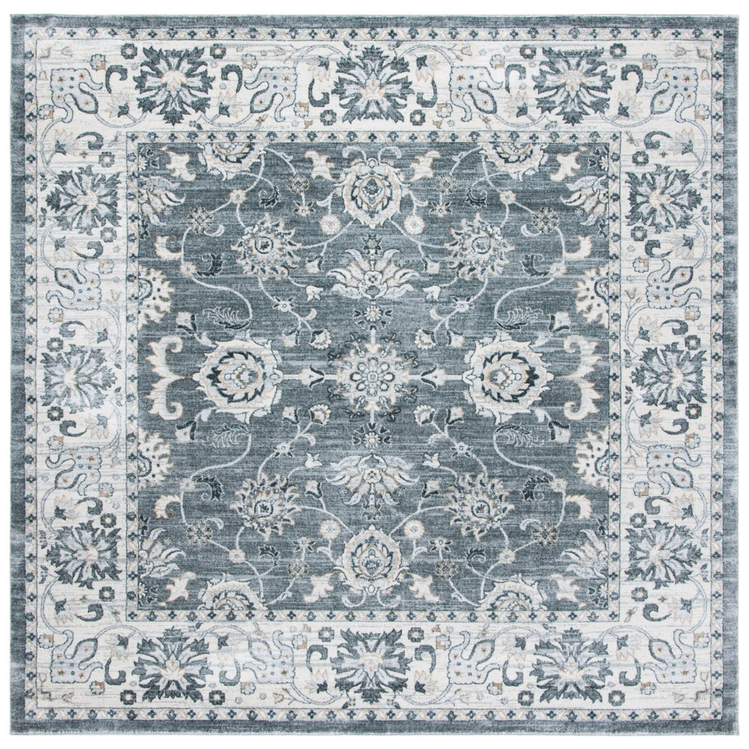 SAFAVIEH Isabella Collection ISA940F Grey / Cream Rug Image 4