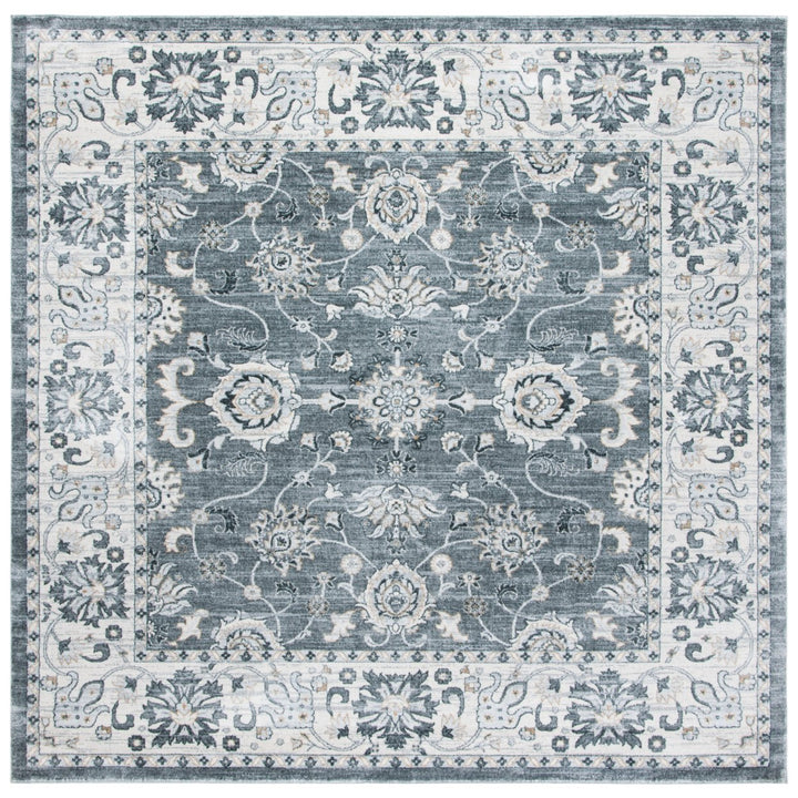 SAFAVIEH Isabella Collection ISA940F Grey / Cream Rug Image 4