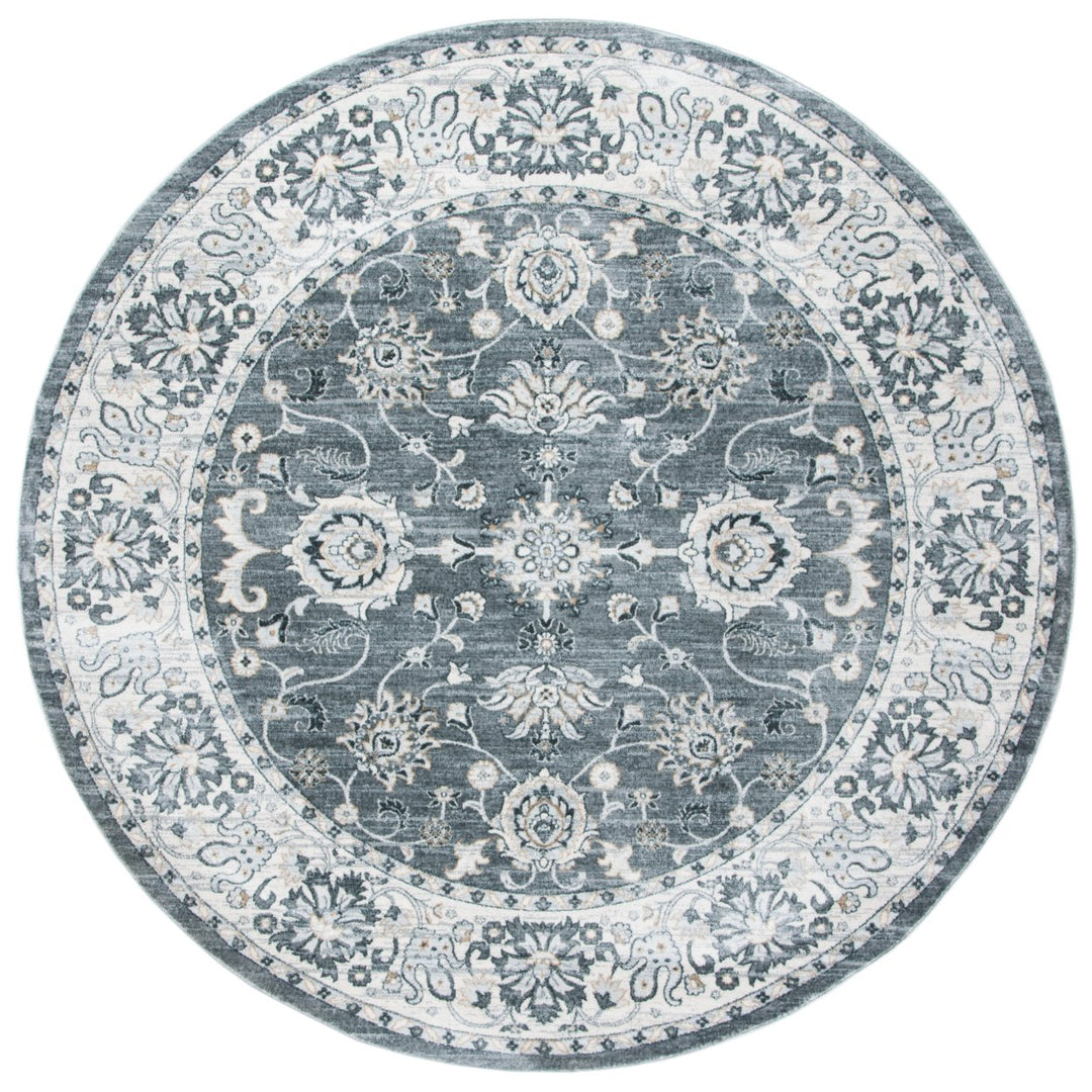 SAFAVIEH Isabella Collection ISA940F Grey / Cream Rug Image 7