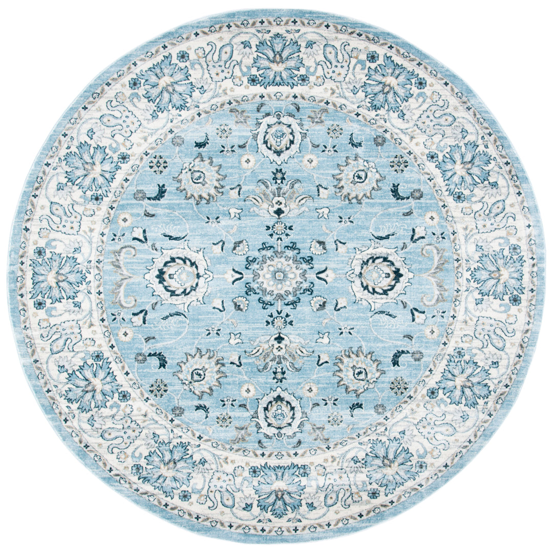 SAFAVIEH Isabella ISA940M Light Blue / Cream Rug Image 5