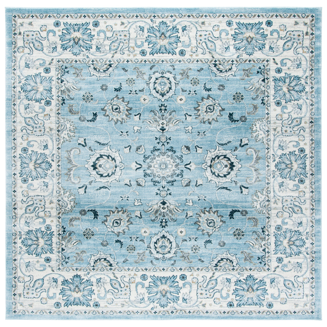 SAFAVIEH Isabella ISA940M Light Blue / Cream Rug Image 6