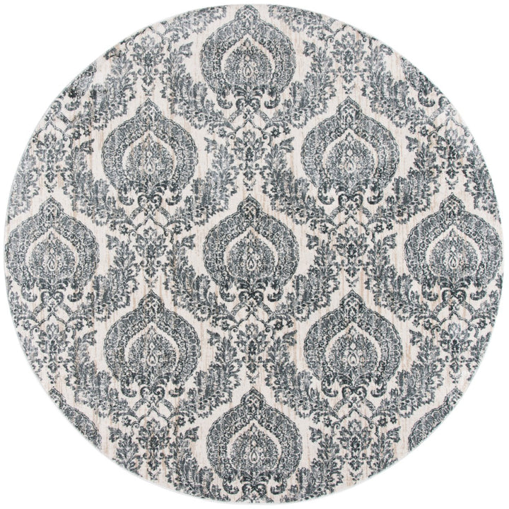 SAFAVIEH Isabella Collection ISA952F Grey / Ivory Rug Image 3