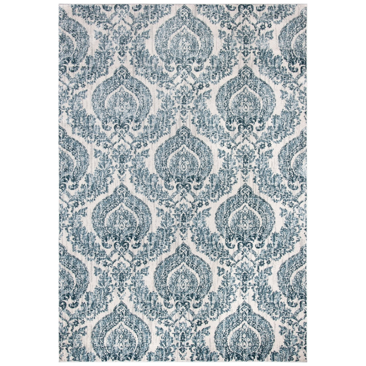 SAFAVIEH Isabella Collection ISA952N Navy / Ivory Rug Image 1