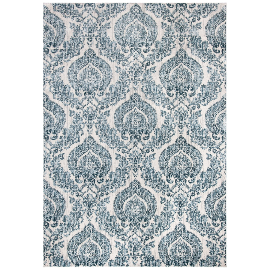 SAFAVIEH Isabella Collection ISA952N Navy / Ivory Rug Image 1