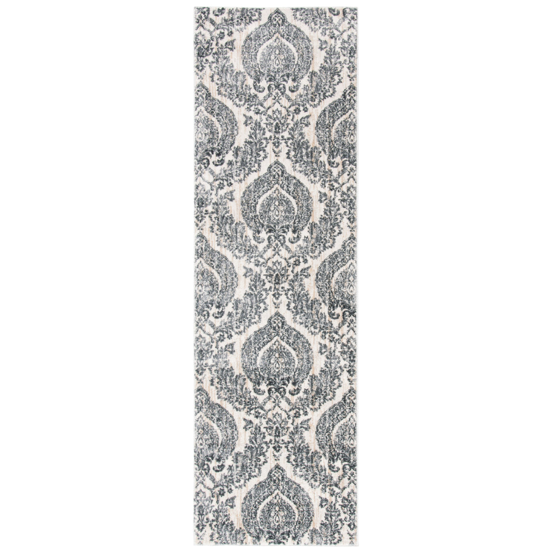 SAFAVIEH Isabella Collection ISA952F Grey / Ivory Rug Image 4