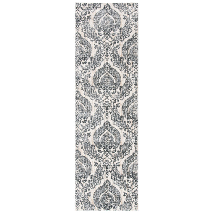 SAFAVIEH Isabella Collection ISA952F Grey / Ivory Rug Image 1