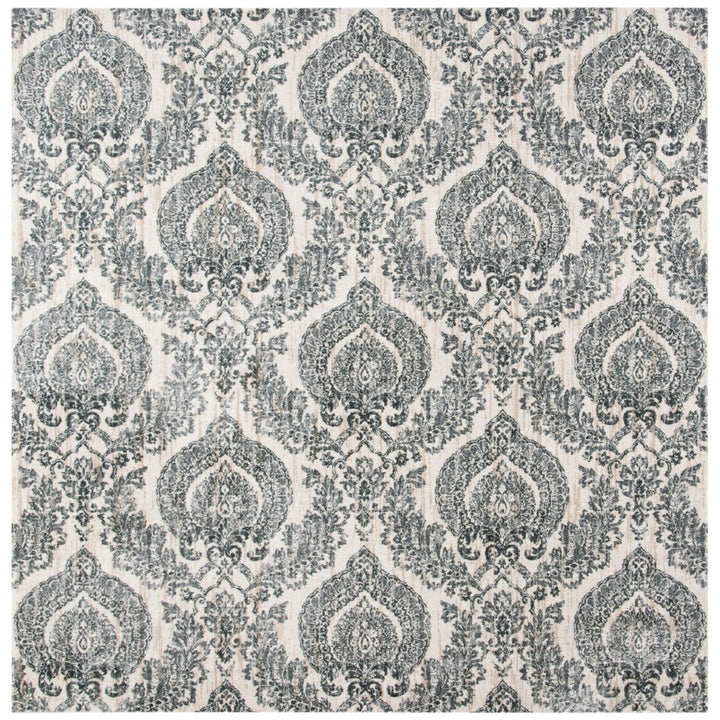 SAFAVIEH Isabella Collection ISA952F Grey / Ivory Rug Image 1