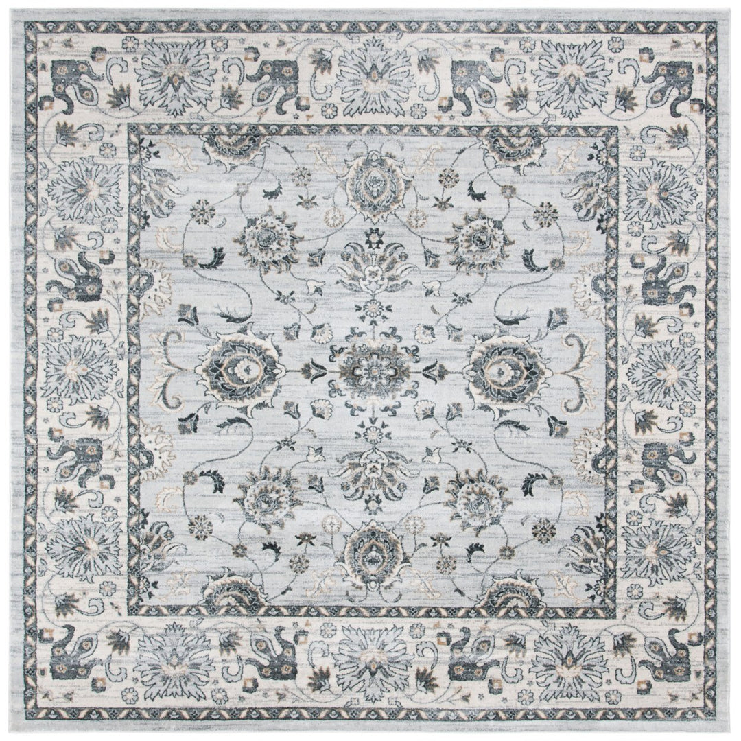 SAFAVIEH Isabella ISA940G Light Grey / Cream Rug Image 9