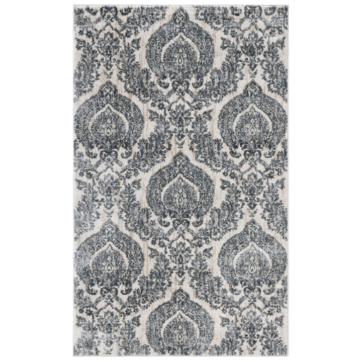 SAFAVIEH Isabella Collection ISA952F Grey / Ivory Rug Image 9