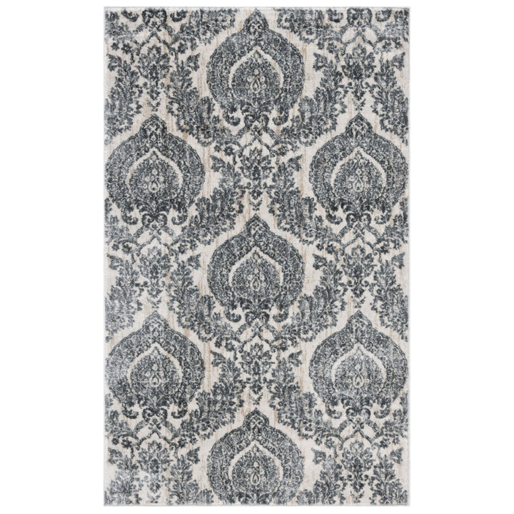 SAFAVIEH Isabella Collection ISA952F Grey / Ivory Rug Image 1