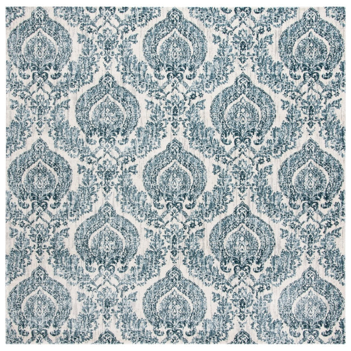 SAFAVIEH Isabella Collection ISA952N Navy / Ivory Rug Image 6