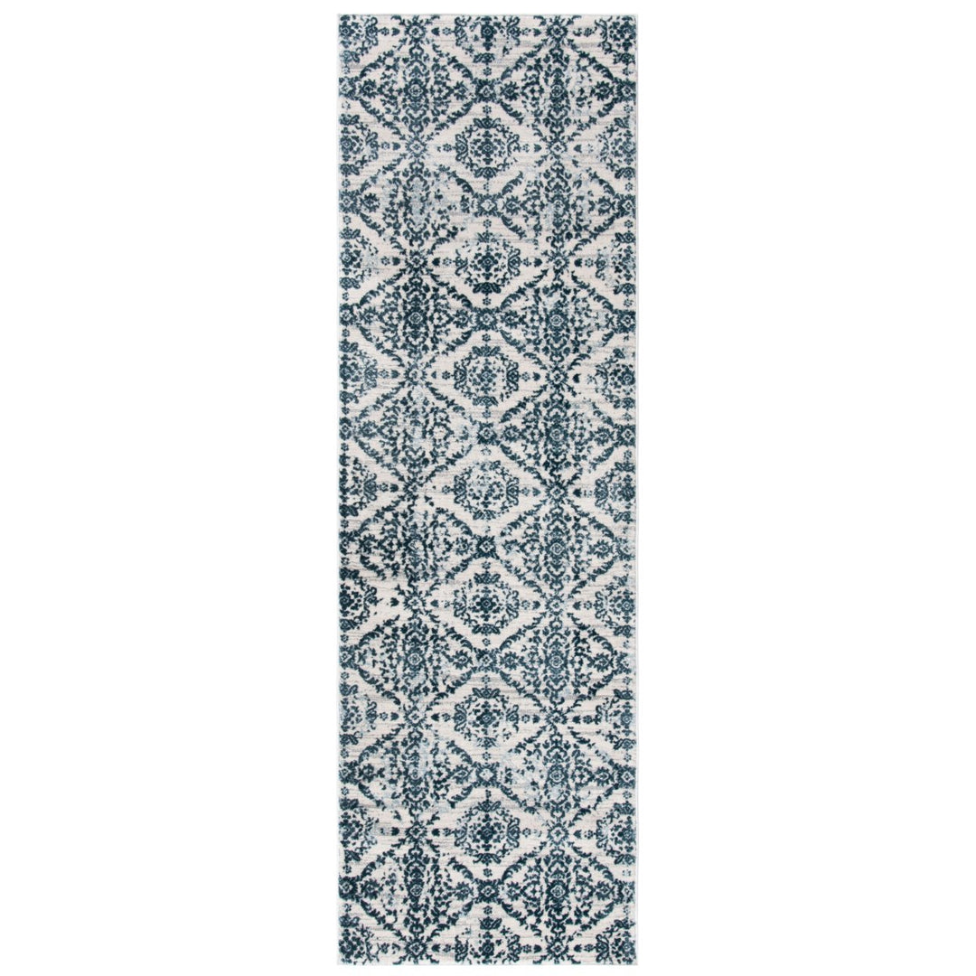 SAFAVIEH Isabella Collection ISA953N Navy / Ivory Rug Image 1