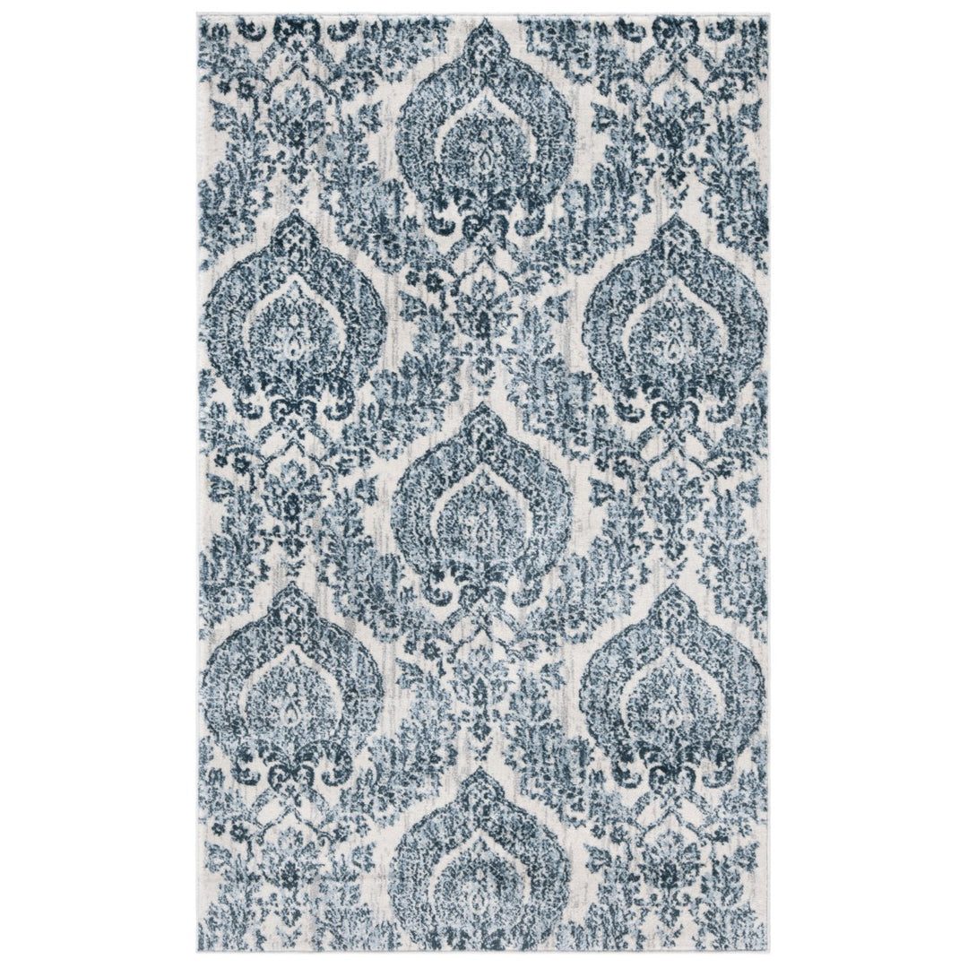 SAFAVIEH Isabella Collection ISA952N Navy / Ivory Rug Image 10