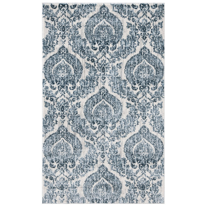 SAFAVIEH Isabella Collection ISA952N Navy / Ivory Rug Image 10