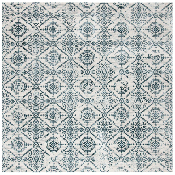 SAFAVIEH Isabella Collection ISA953N Navy / Ivory Rug Image 1