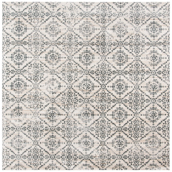 SAFAVIEH Isabella Collection ISA953F Cream / Grey Rug Image 1