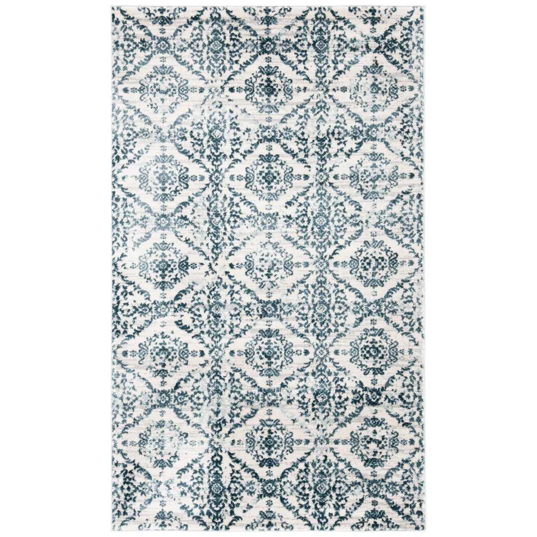 SAFAVIEH Isabella Collection ISA953N Navy / Ivory Rug Image 9