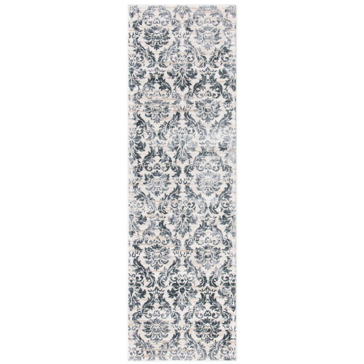 SAFAVIEH Isabella Collection ISA954F Grey / Ivory Rug Image 4