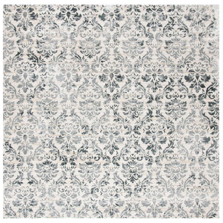 SAFAVIEH Isabella Collection ISA954F Grey / Ivory Rug Image 5