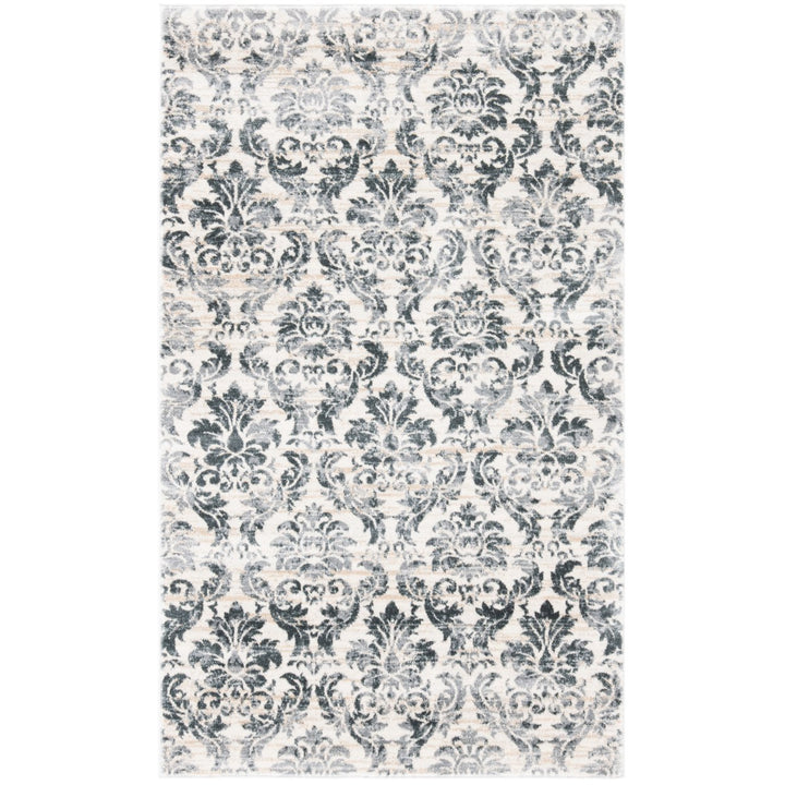 SAFAVIEH Isabella Collection ISA954F Grey / Ivory Rug Image 9