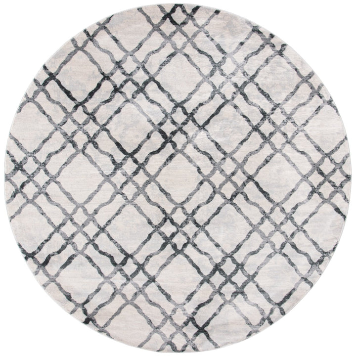 SAFAVIEH Isabella Collection ISA957B Ivory / Grey Rug Image 4